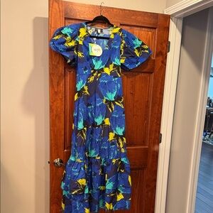 Blue and Yellow Dress